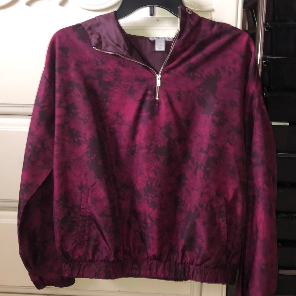 Tie dye windbreaker